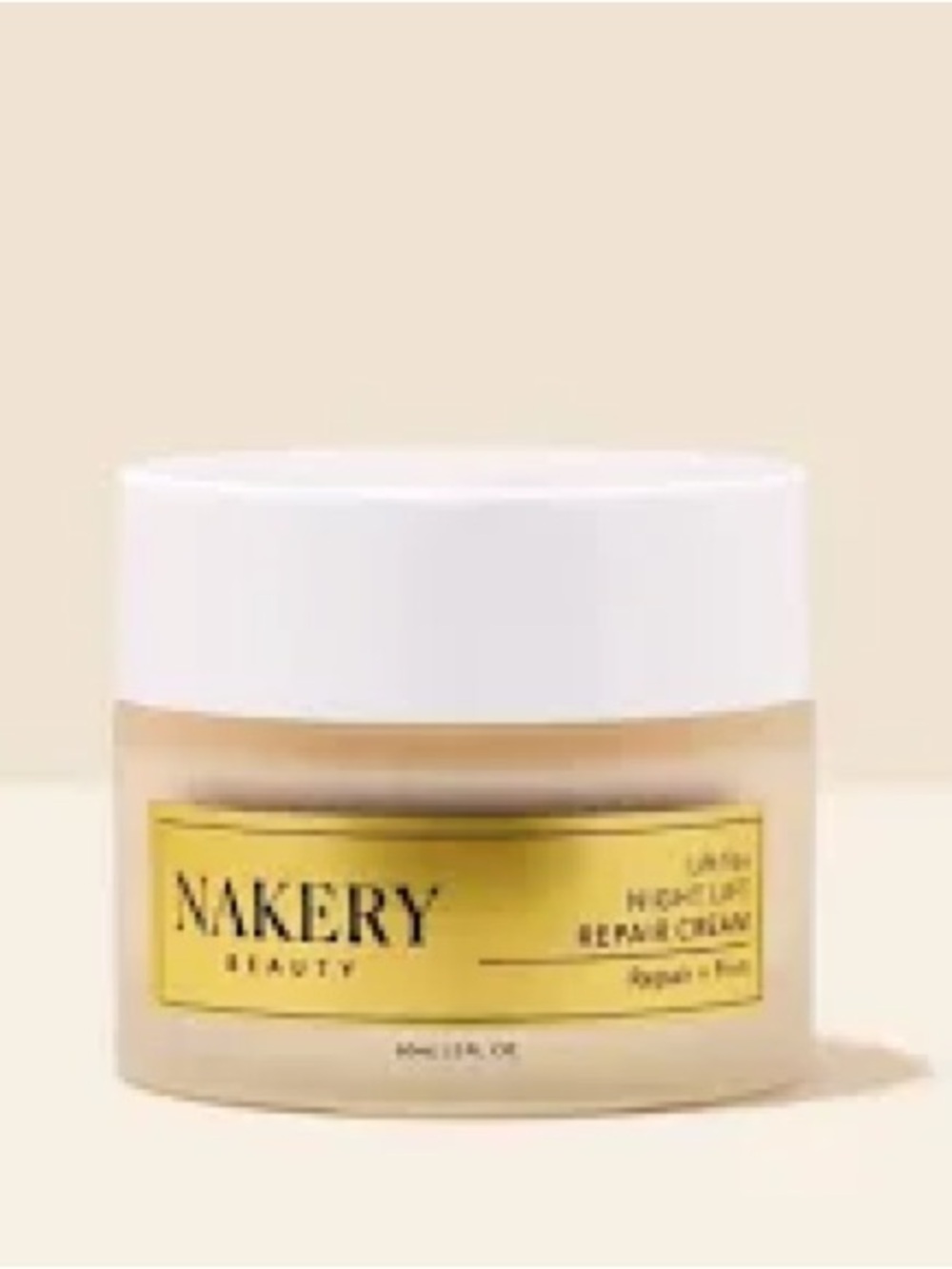 Nakery Beauty Night Lift Repair Cream - Picture 2 of 2